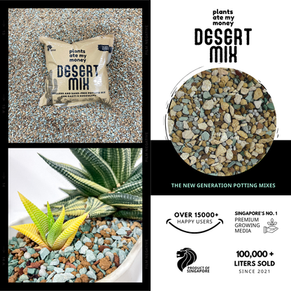 PAMM [ADVANCED CACTI & SUCCULENT AND ADENIUM MIX] Desert Mix - Potting Mix for Cacti & Succulents and Adenium
