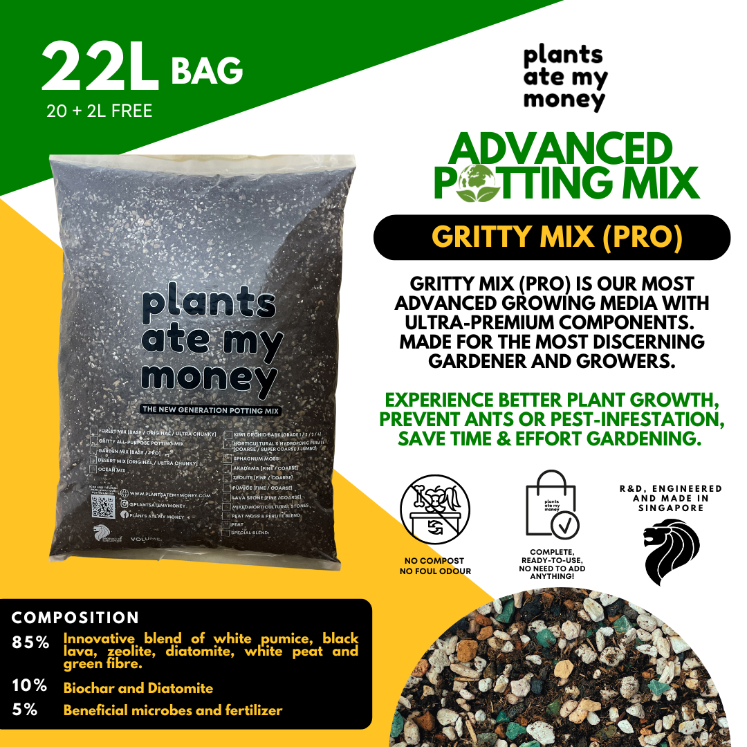 PAMM [ADVANCED POTTING MIX] Gritty Mix 5L or 22L Original or PRO Potting Mix for Trees, Foliage & Flowering Plants