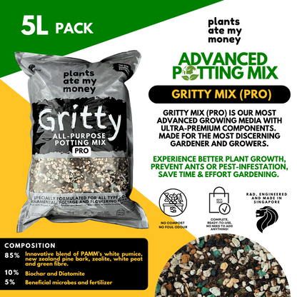 PAMM [ADVANCED POTTING MIX] Gritty Mix 5L or 22L Original or PRO Potting Mix for Trees, Foliage & Flowering Plants