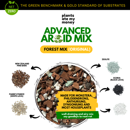 PAMM [ADVANCED AROID MIX] Forest Mix 5L OR TRIO Pack - Ultra Premium Potting Mix for Aroids and Houseplants